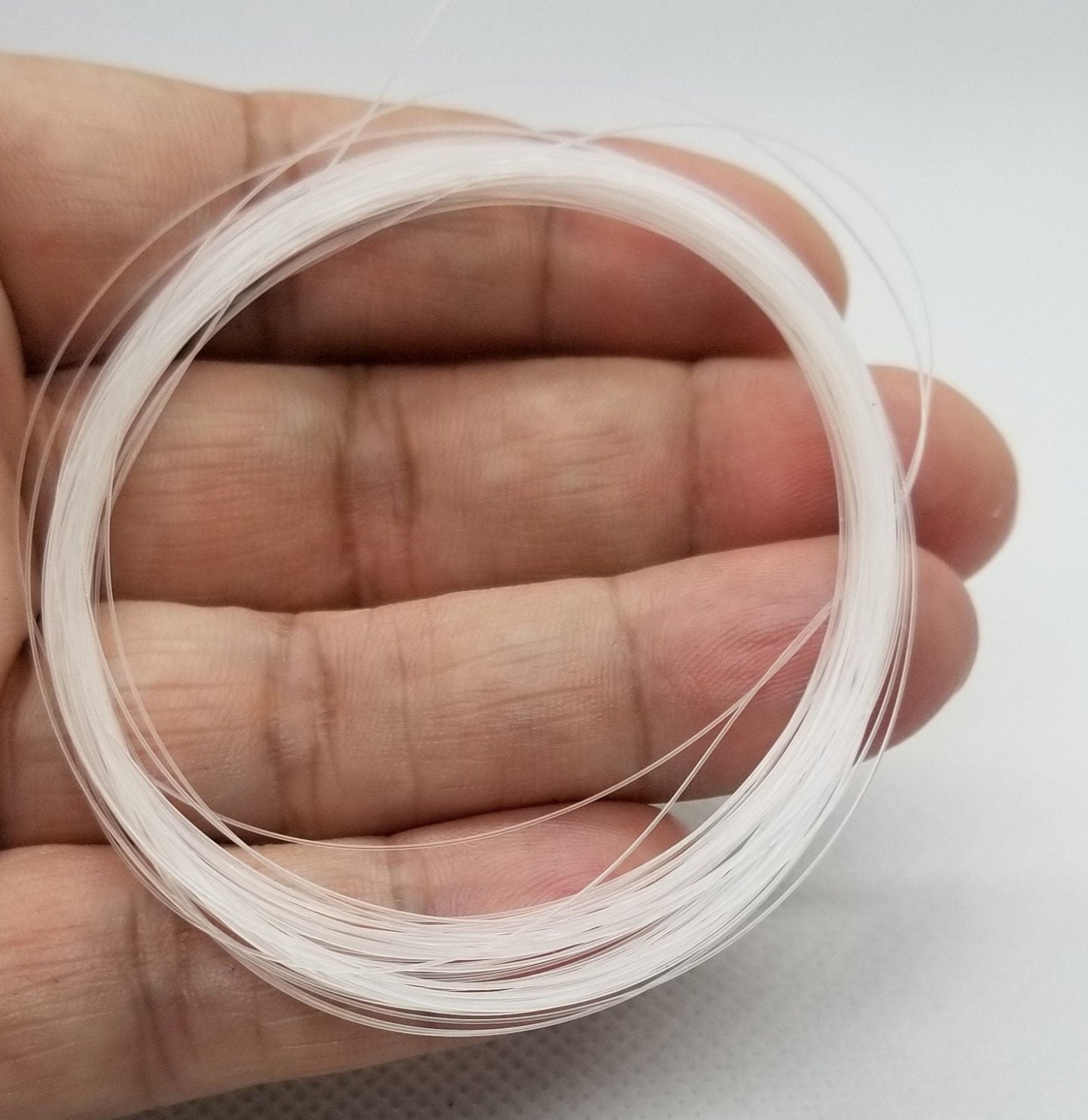 10 meters Nylon Cord, Translucent, Single strand, 0.3mm, Strong cord for beading, macrame, jewelry, knotting, stringing, crafting projects