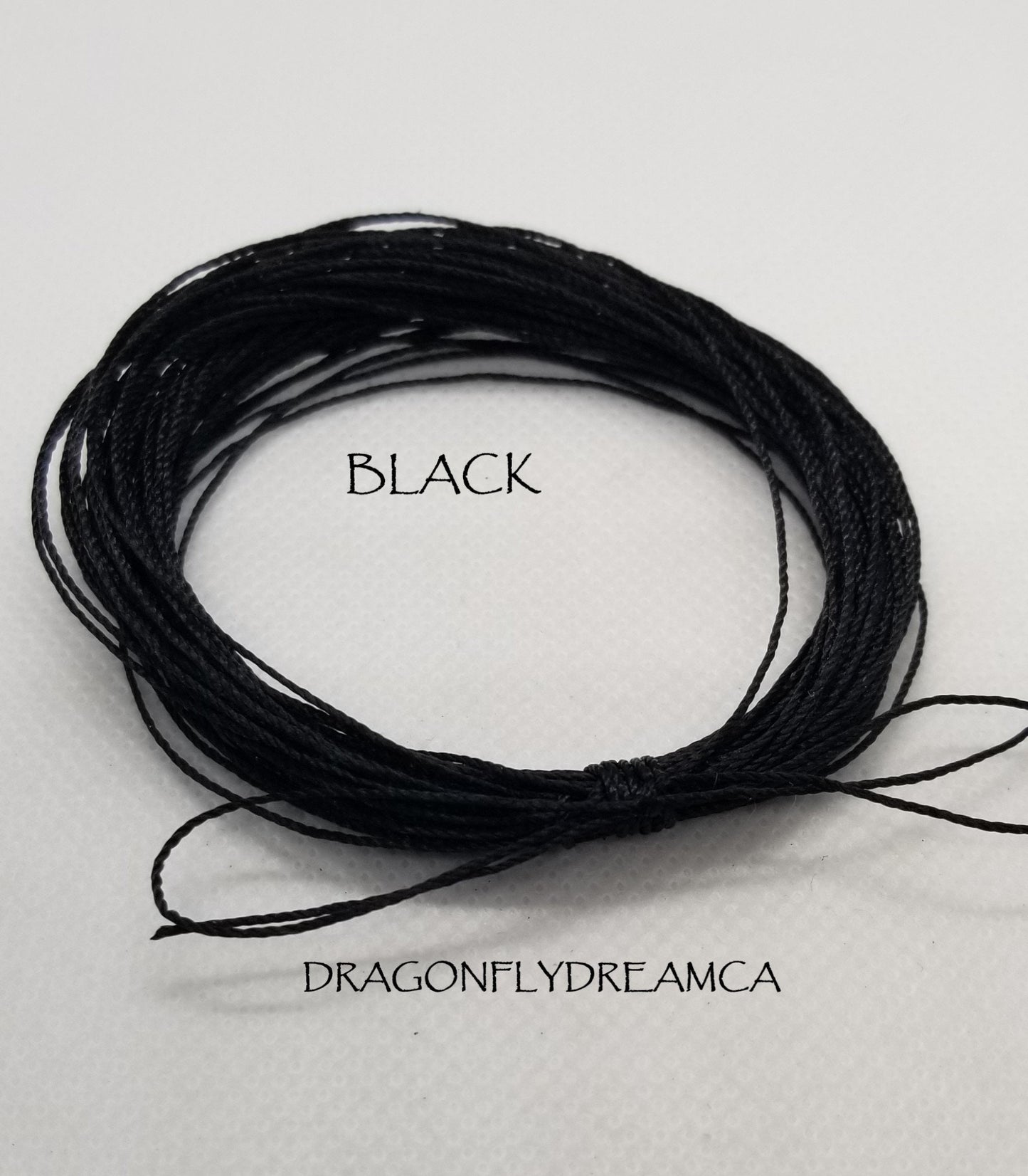 10 meters Nylon Cord, 4 Colours, 0.5mm, Single Strand, Strong cord for beading, macrame, jewelry, knotting, stringing, DIY crafting projects
