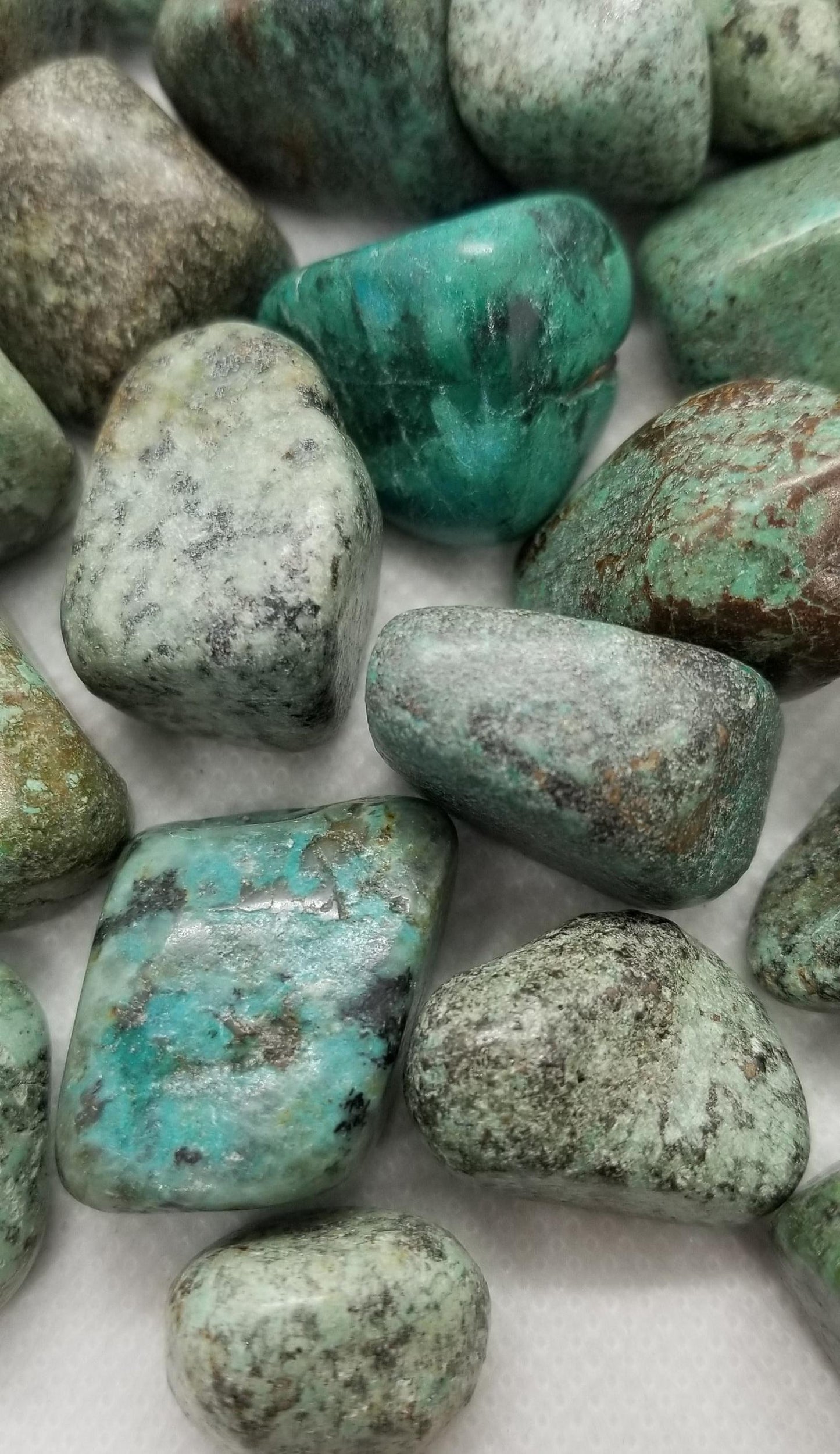 Natural Turquoise, Tumbled African Green Turquoise, 1 piece, Rough Polished for Wire wrapping, Jewelry making, Undrilled