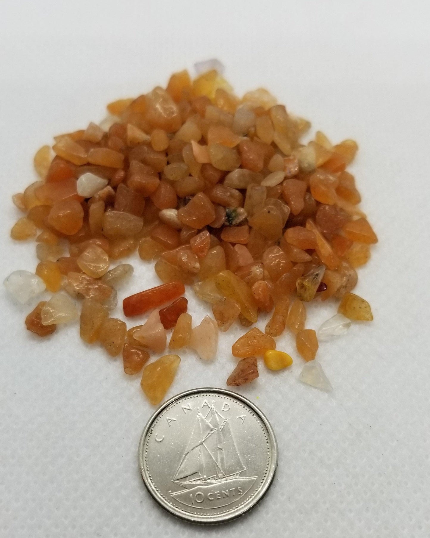 30 grams Natural Red Aventurine Crystal Chips, No Hole, Undrilled, Small to Medium size, about 2~8x2~4mm