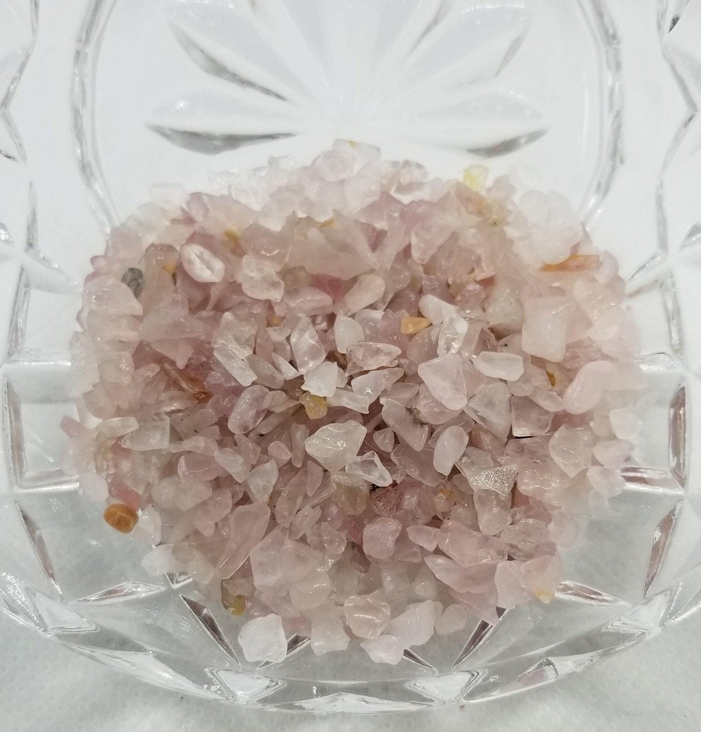 30 grams Natural Rose Quartz Crystal Chips, No Hole, Undrilled, Small to Medium size, about 2~8x2~4mm