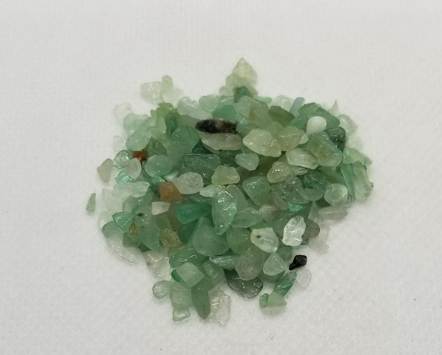 30 grams Natural Green Aventurine Crystal Chips, No Hole, Undrilled, Small to Medium size, about 2~8x2~4mm