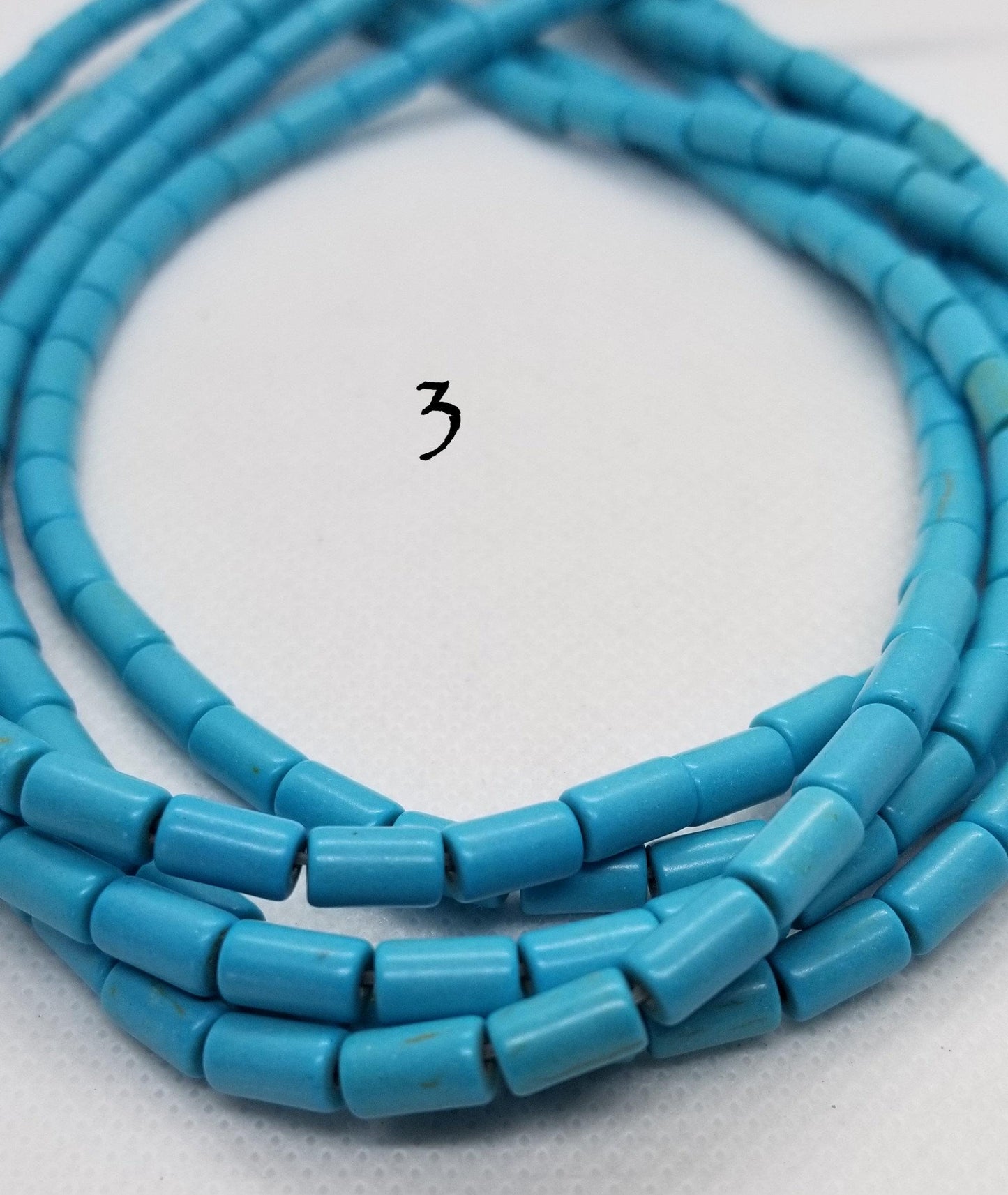 1 strand Turquoise Column Beads, Dyed, Synthetic, 8x5mm, Hole 1mm, about 46pcs/strand, Full 15" strand, Choose from 6 colours