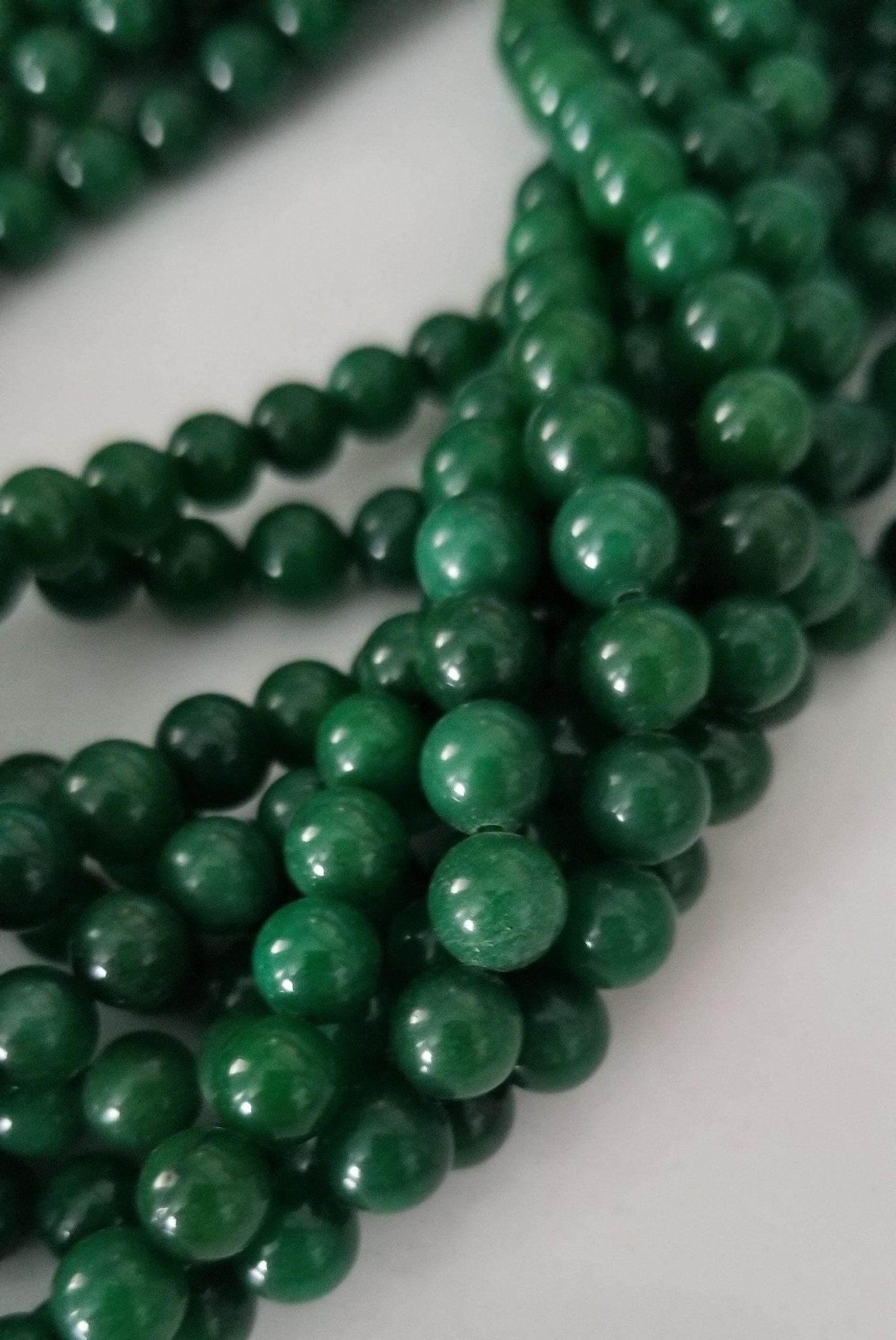 1 Strand Natural Taiwan Jade Beads, Round, 6mm, Polished, Dyed, Hole 1mm; about60pcs/strand, Full 15.5" strand
