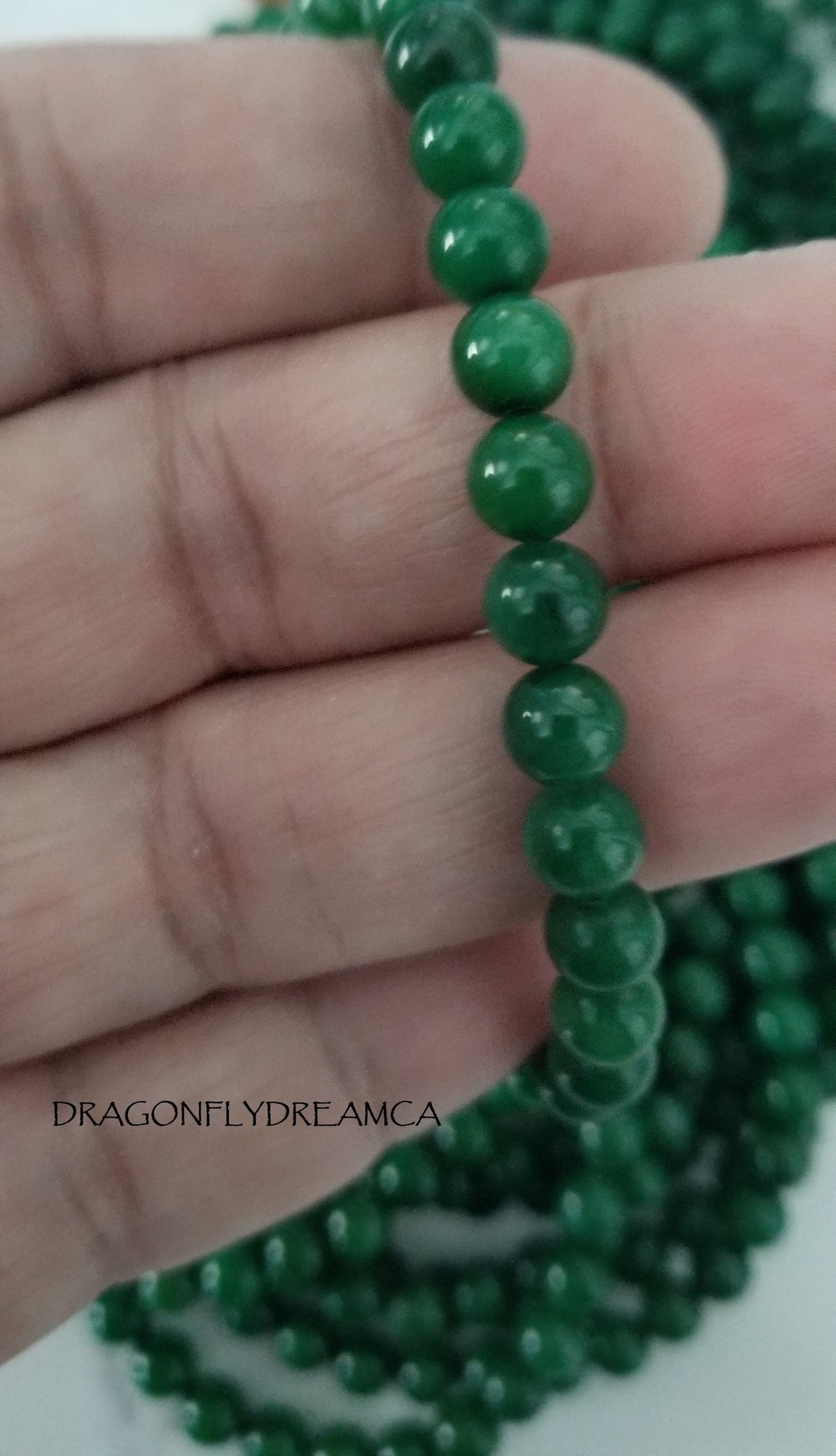 1 Strand Natural Taiwan Jade Beads, Round, 6mm, Polished, Dyed, Hole 1mm; about60pcs/strand, Full 15.5" strand