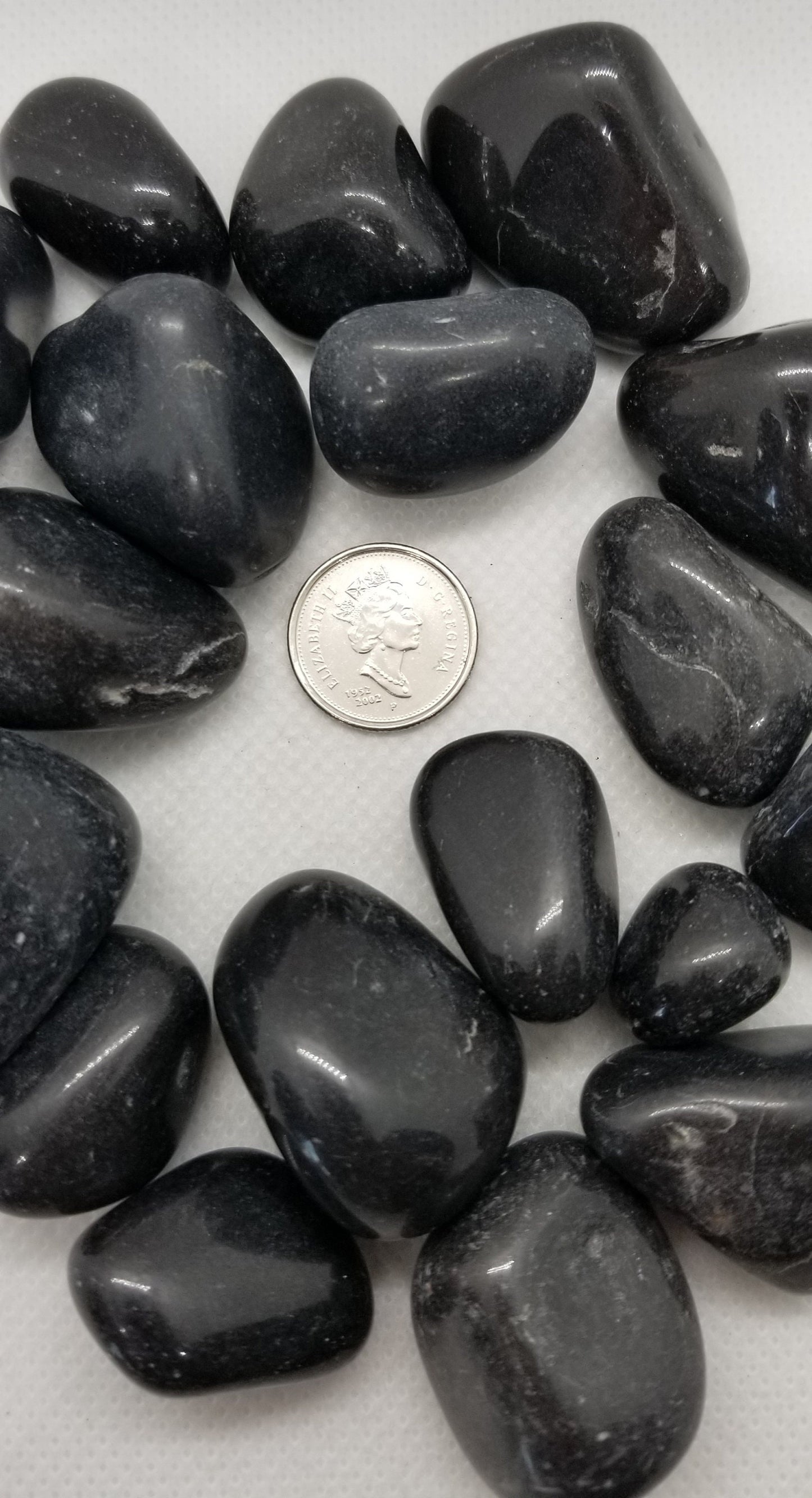 Natural Black Onyx, Real Black Onyx, Tumbled Stone, 4 pieces for Wire wrapping, Jewelry making, Undrilled