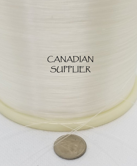 10 meters Nylon Cord, Translucent, Single strand, 0.3mm, Strong cord for beading, macrame, jewelry, knotting, stringing, crafting projects