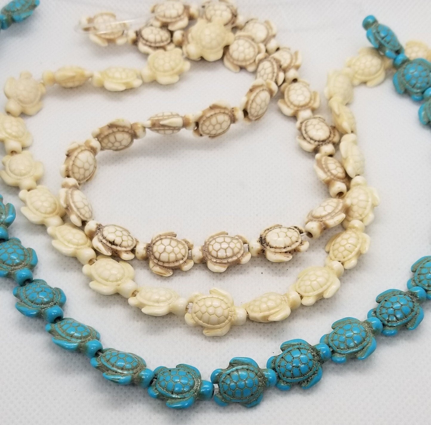 Beachy Boho Turtle Beads, Tortoise Beads, 1 strand, 18.5x15x8mm, Hole 1.5mm, about 22pcs/strand, Full Strand, Synthetic Howlite, Dyed