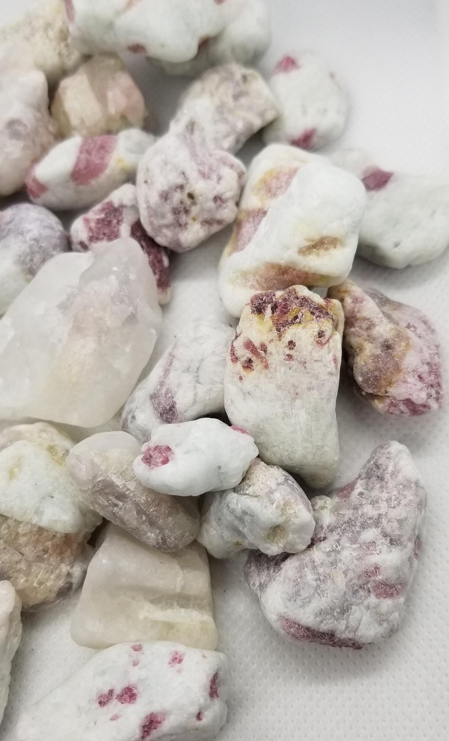 Pink Tourmaline with Quartz, Natural Pink Tourmaline on Quartz Matrix, 1 piece for Wire wrapping, Jewelry making, Undrilled