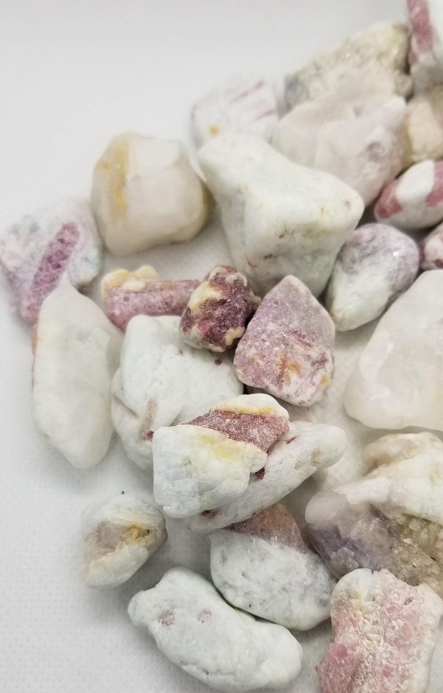 Pink Tourmaline with Quartz, Natural Pink Tourmaline on Quartz Matrix, 1 piece for Wire wrapping, Jewelry making, Undrilled