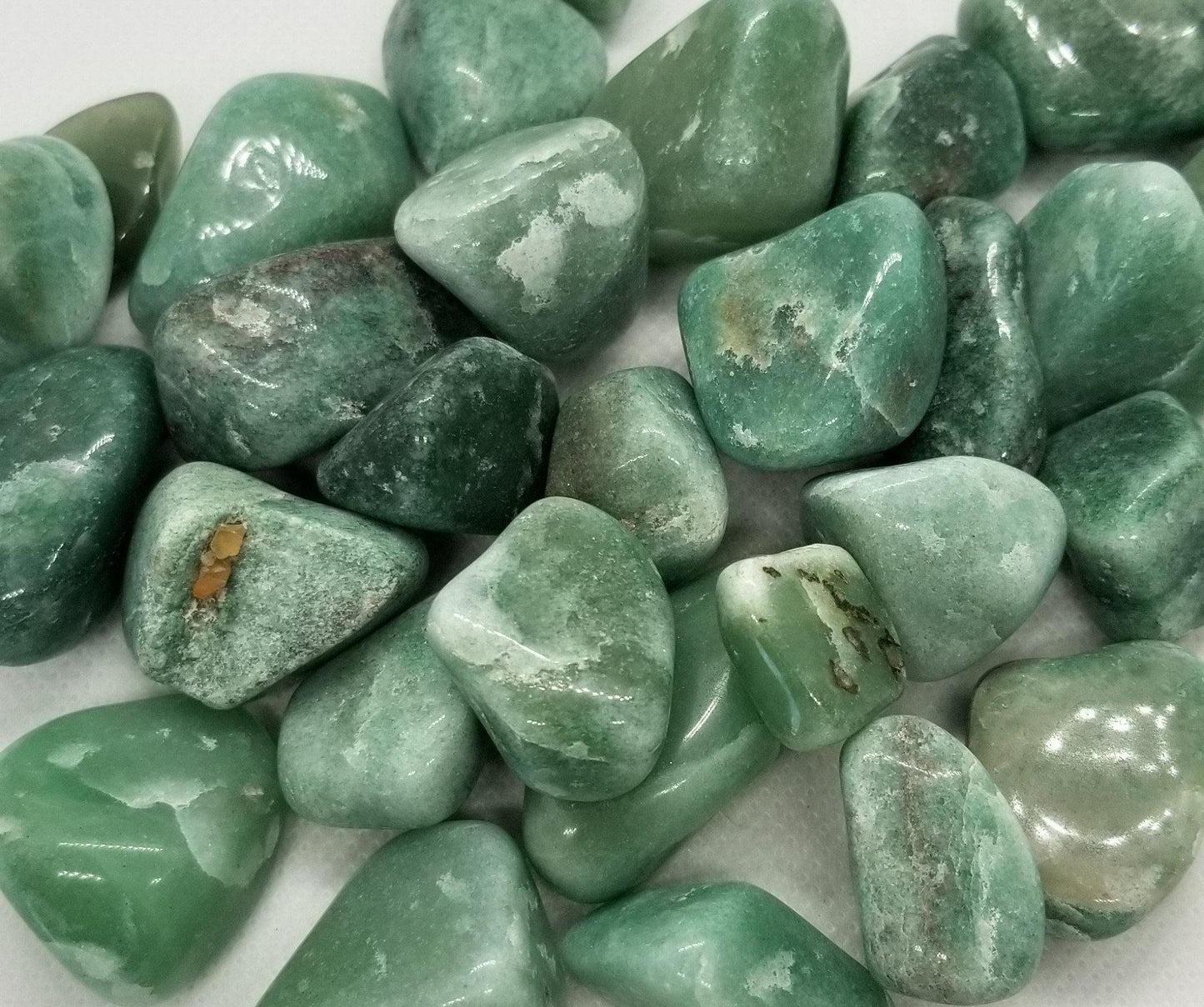 Natural Green Aventurine, Real Green Aventurine, Tumbled Rough, 1 piece for Wire wrapping, Jewelry making, Undrilled