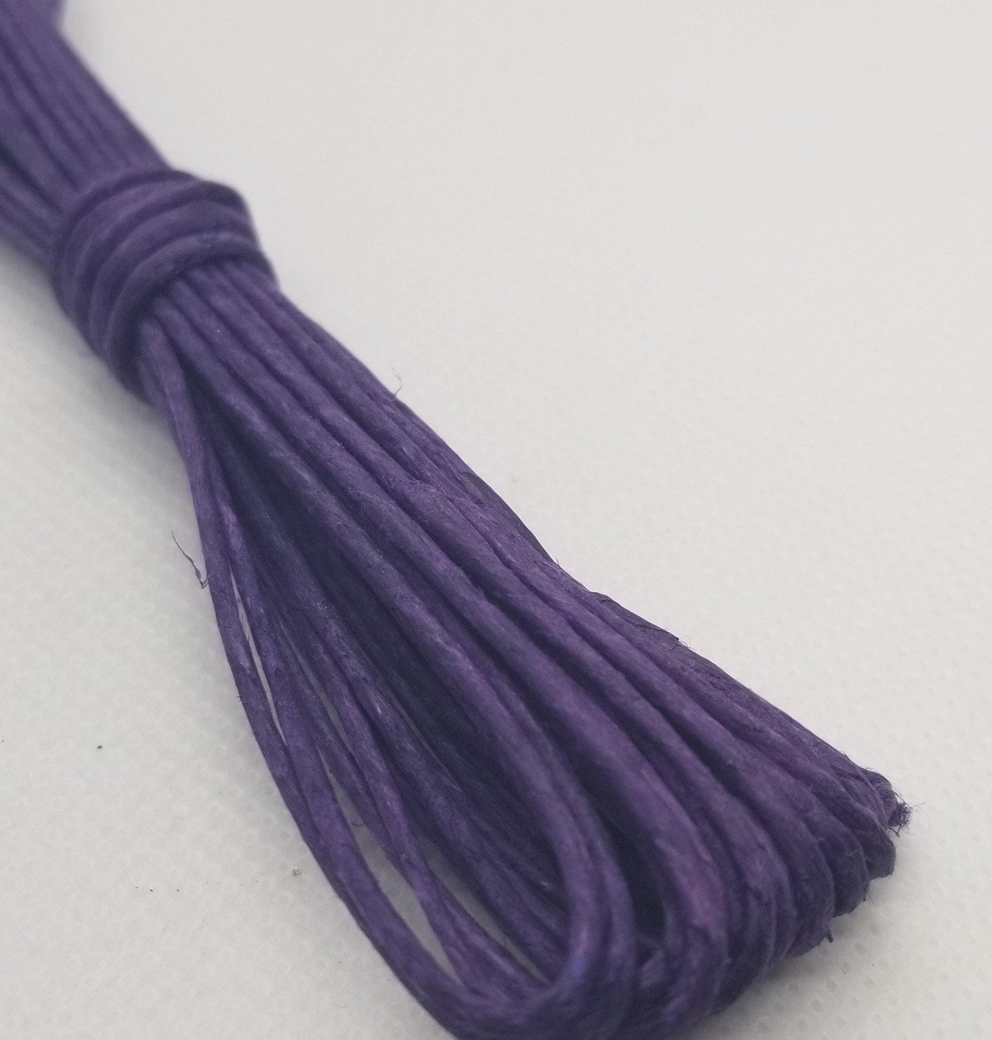 Natural Hemp cord, 5 colours, 2mm, 48lb test, 6 yards per skein (5.4 meters), 1 skein, cord is very new and softens when worked