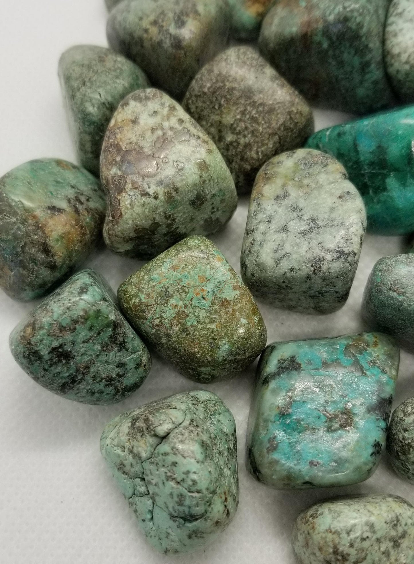 Natural Turquoise, Tumbled African Green Turquoise, 1 piece, Rough Polished for Wire wrapping, Jewelry making, Undrilled