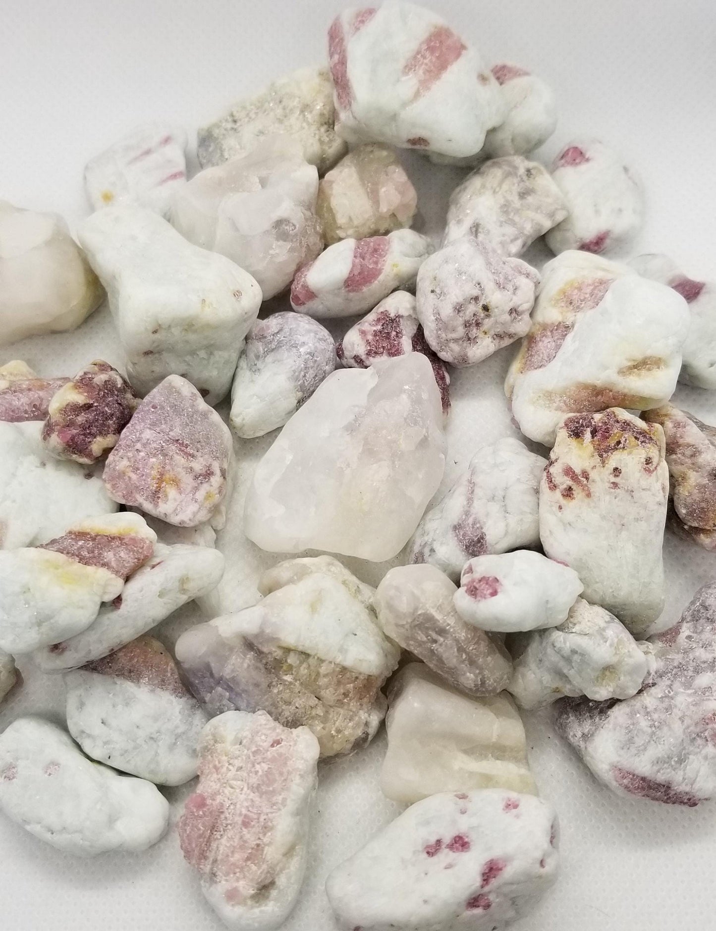 Pink Tourmaline with Quartz, Natural Pink Tourmaline on Quartz Matrix, 1 piece for Wire wrapping, Jewelry making, Undrilled