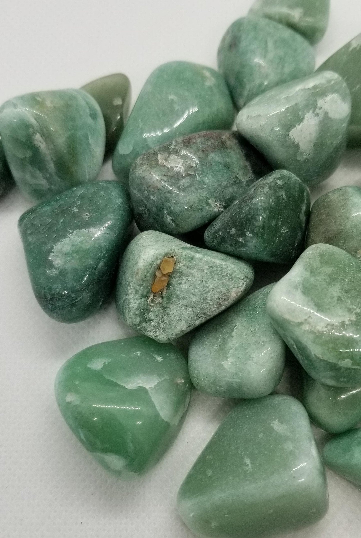 Natural Green Aventurine, Real Green Aventurine, Tumbled Rough, 1 piece for Wire wrapping, Jewelry making, Undrilled